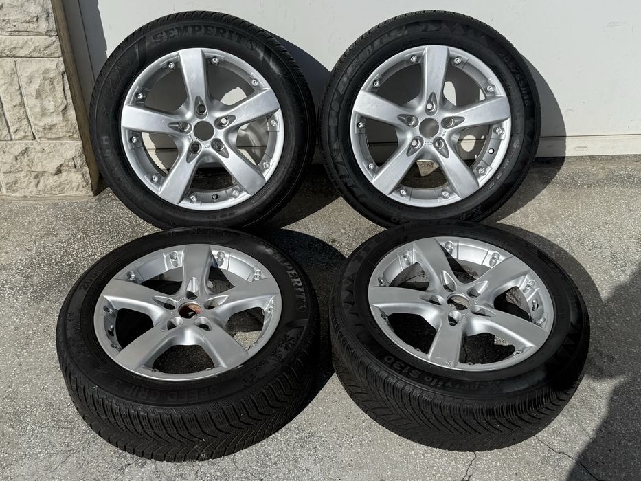 Jante Aliaj 205/55/16 Cu anvelope de iarna dot 21 Renault,Ford,volvo