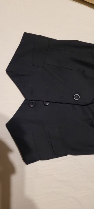 Vesta stofa neagra dama S-M