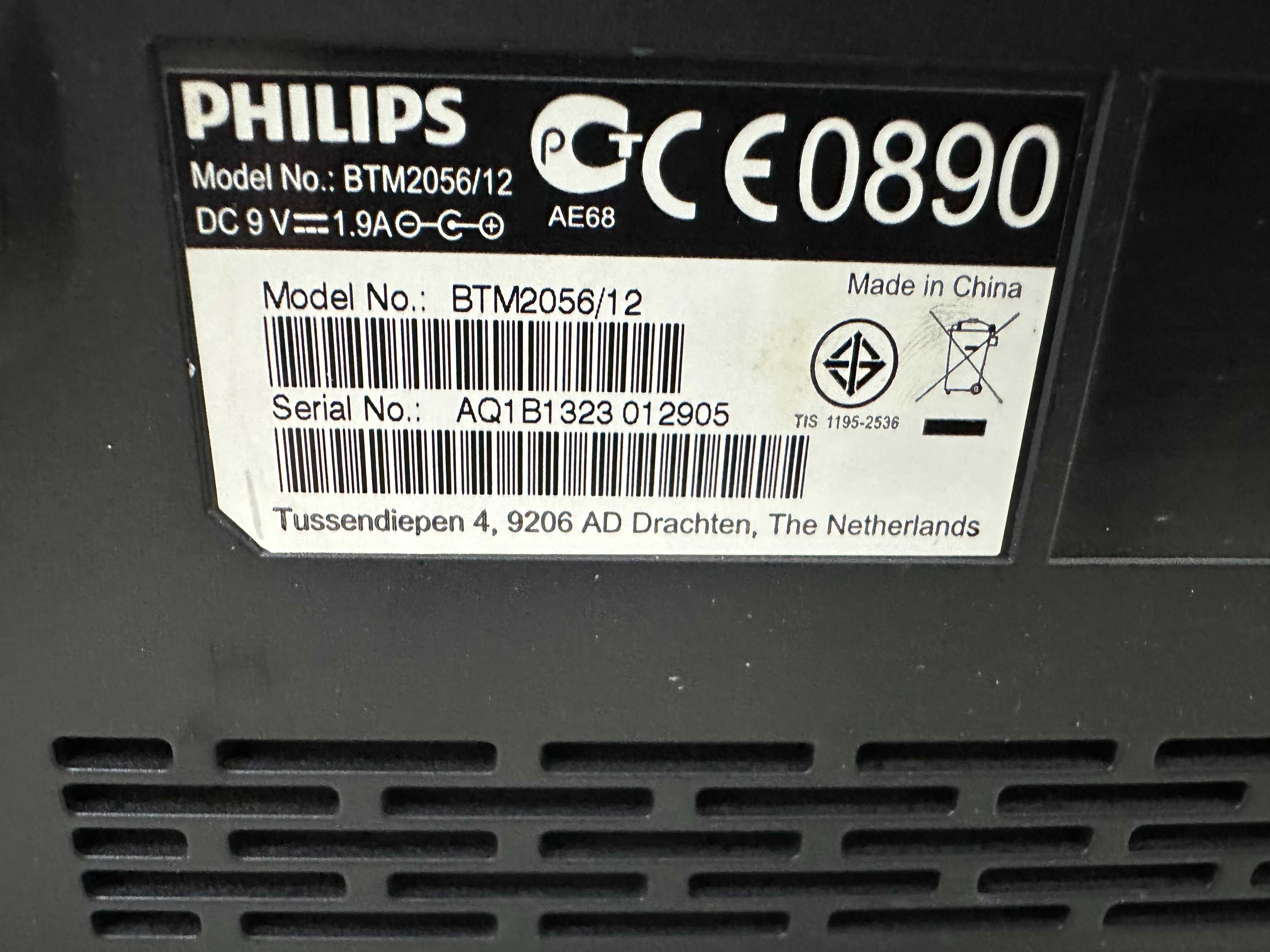Аудио микросистема Philips BTM2056/12 CD Player,FM,USB,AUX,Bluetooth