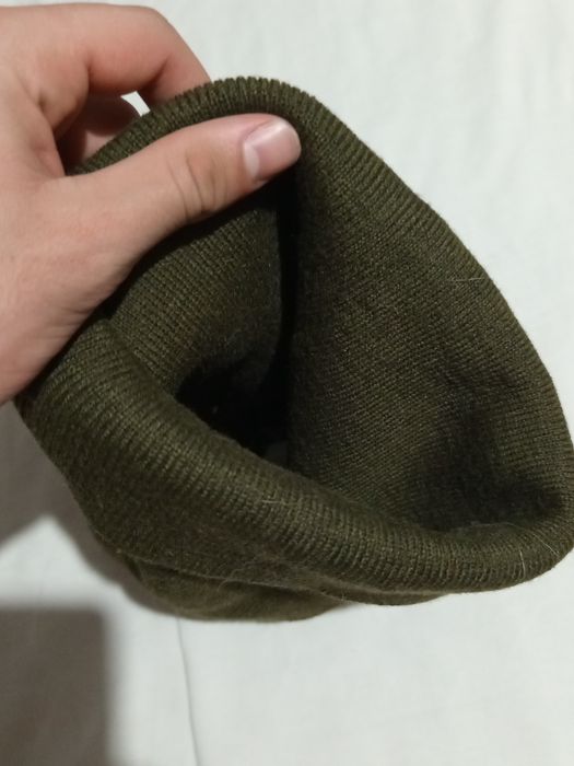 Малсено зелена зимна шапка