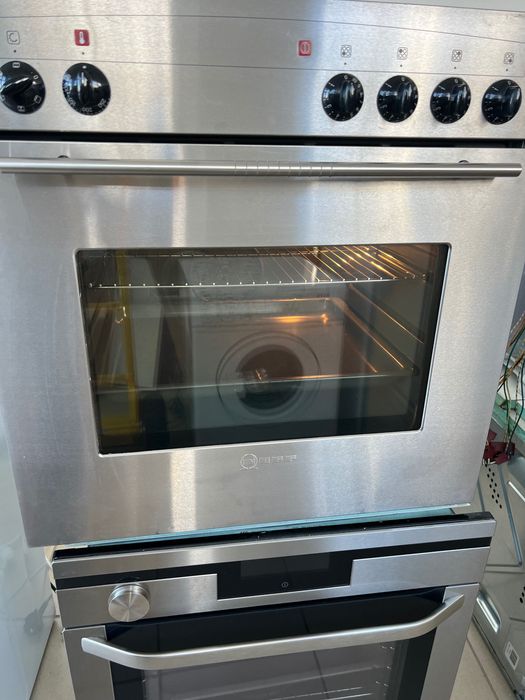 NEFF Mega 1329- инокс,фурна с котлони за вграждане