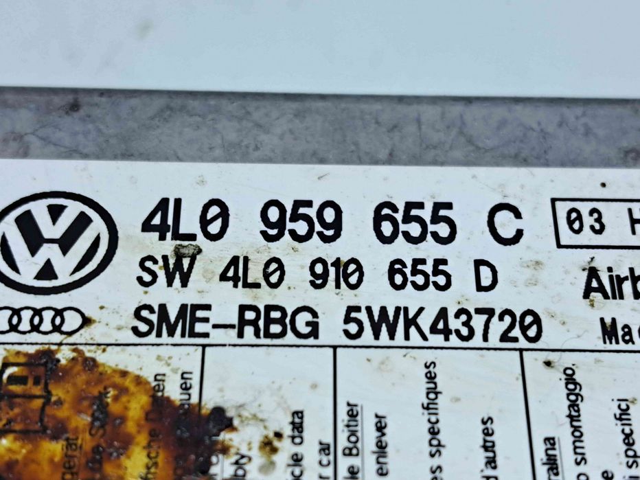 Calculator airbag Audi Q7 (4LB) [ Fabr 2006-2014] 4L0959655C | 4L09106