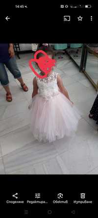 Детска булченска рокля