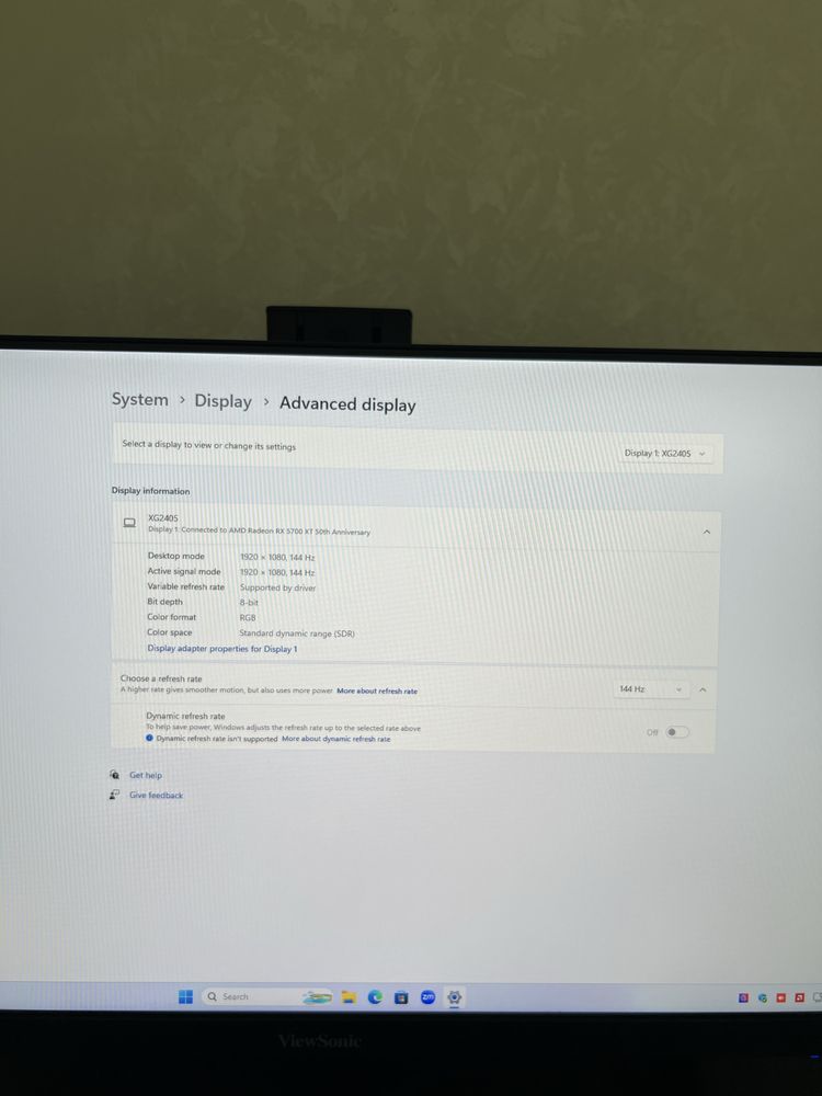 Monitor Gaming IPS ViewSonic XG2405,23,8",1ms,144hz