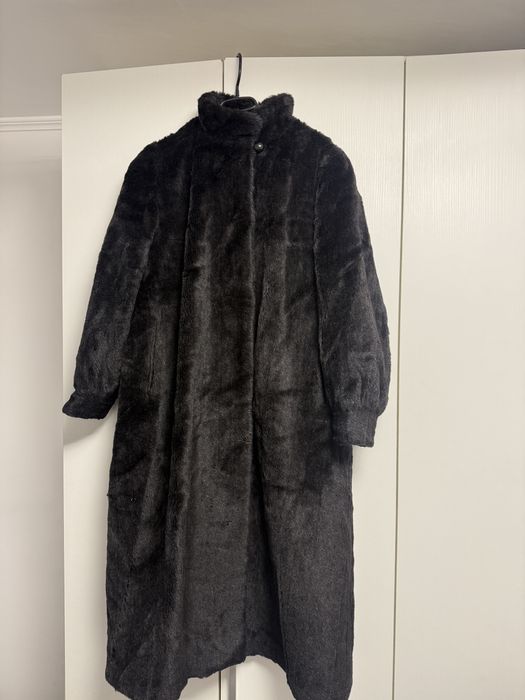 Palton blana alpaca
