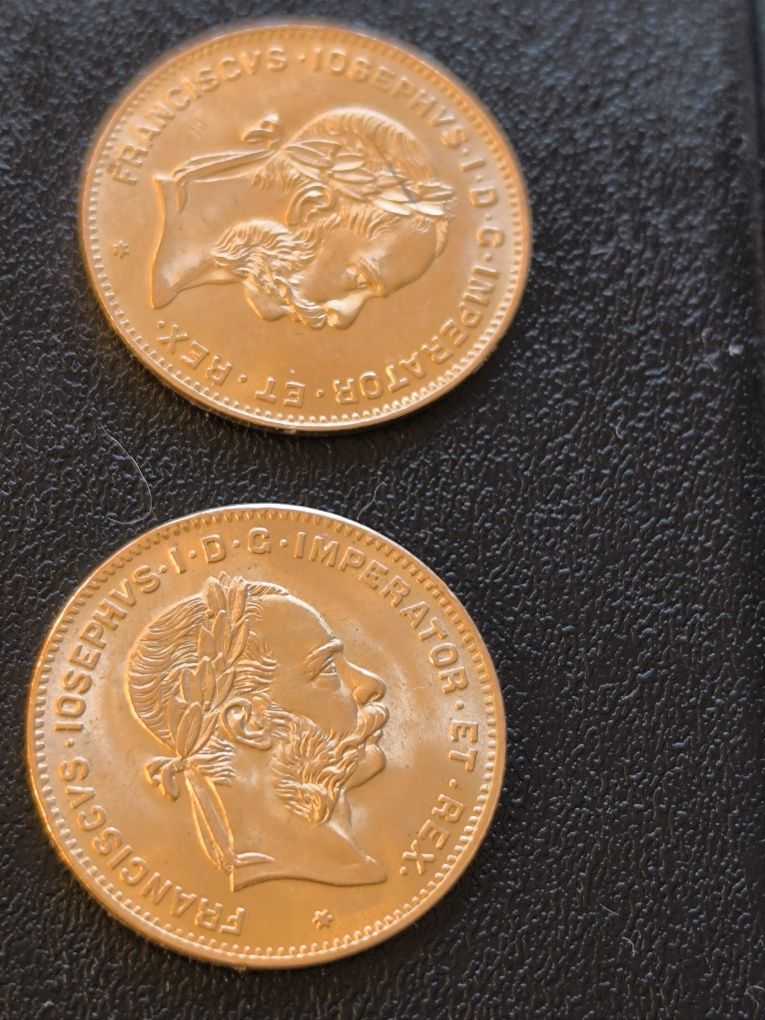 Златна монета 4 флорина/10 франка 1892 год,3.23 гр,900/1000