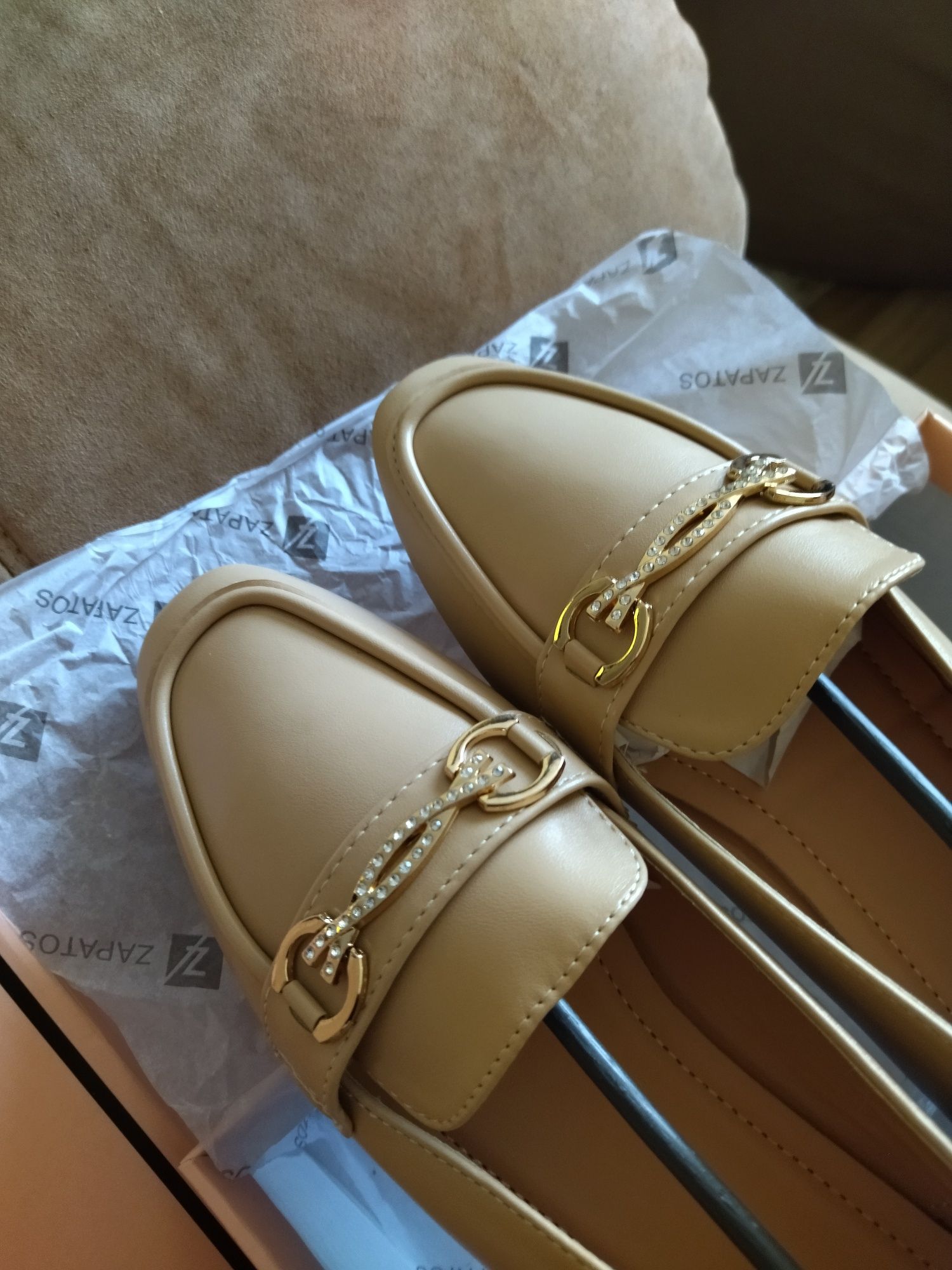 Дамски мокасини от Zapatos размер 38