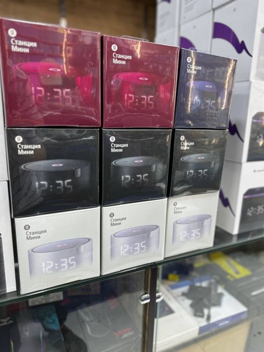 Яндекс станция мини 2 с часми Колонка алиса мини 2 умная колонка