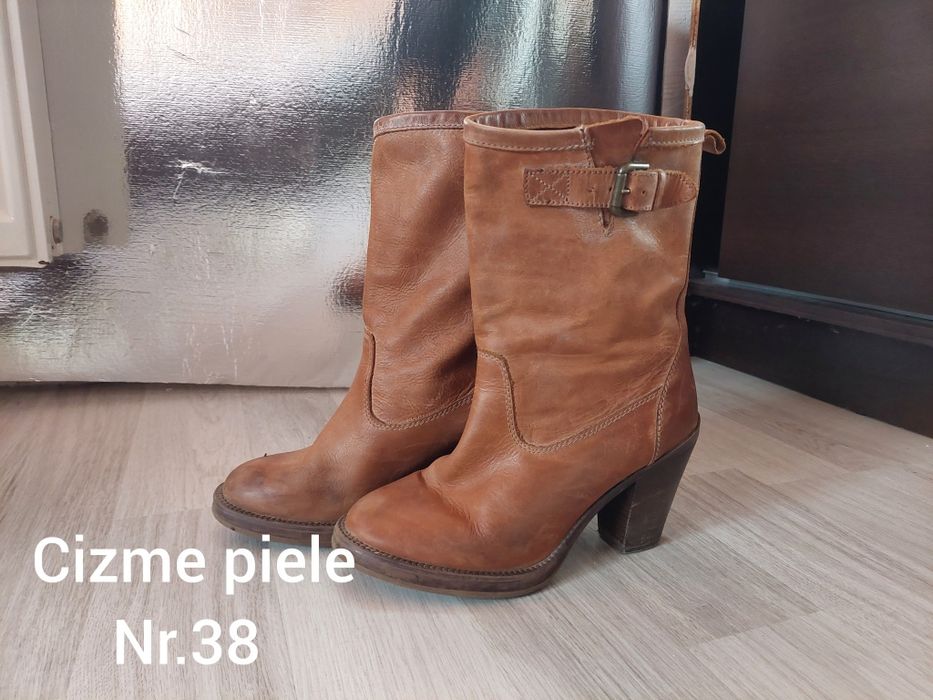 Cizme piele numărul 38