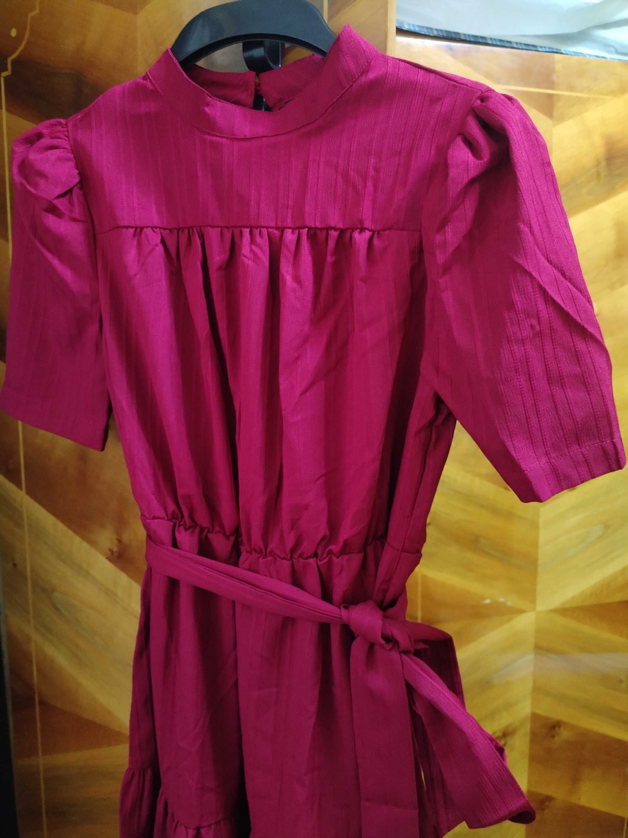 Rochie vara burgundia mărimea S