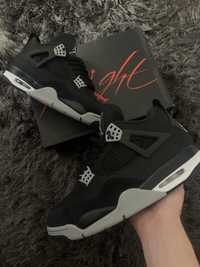 Jordan 4 Black Canvas (Nu Adidas, Reebok, DOAR PE NUMAR RASPUND!)