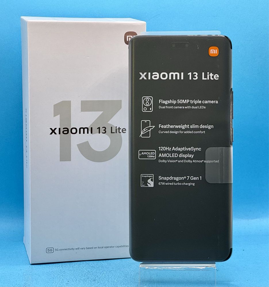 НОВ!!! Xiaomi 13 Lite, 8GB, 256GB, Black