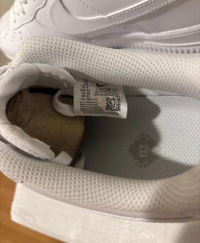 Чисто нови Nike Air Force 1 Low White с кутия