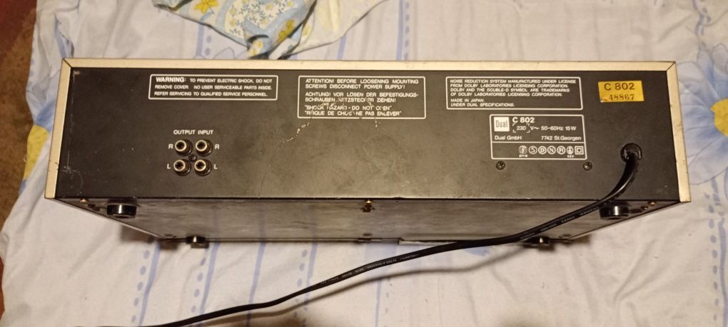 DUAL C802 cassdeck