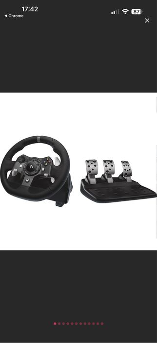 Scaun Playseat Evolution + volan Logitech G920 + schimbator