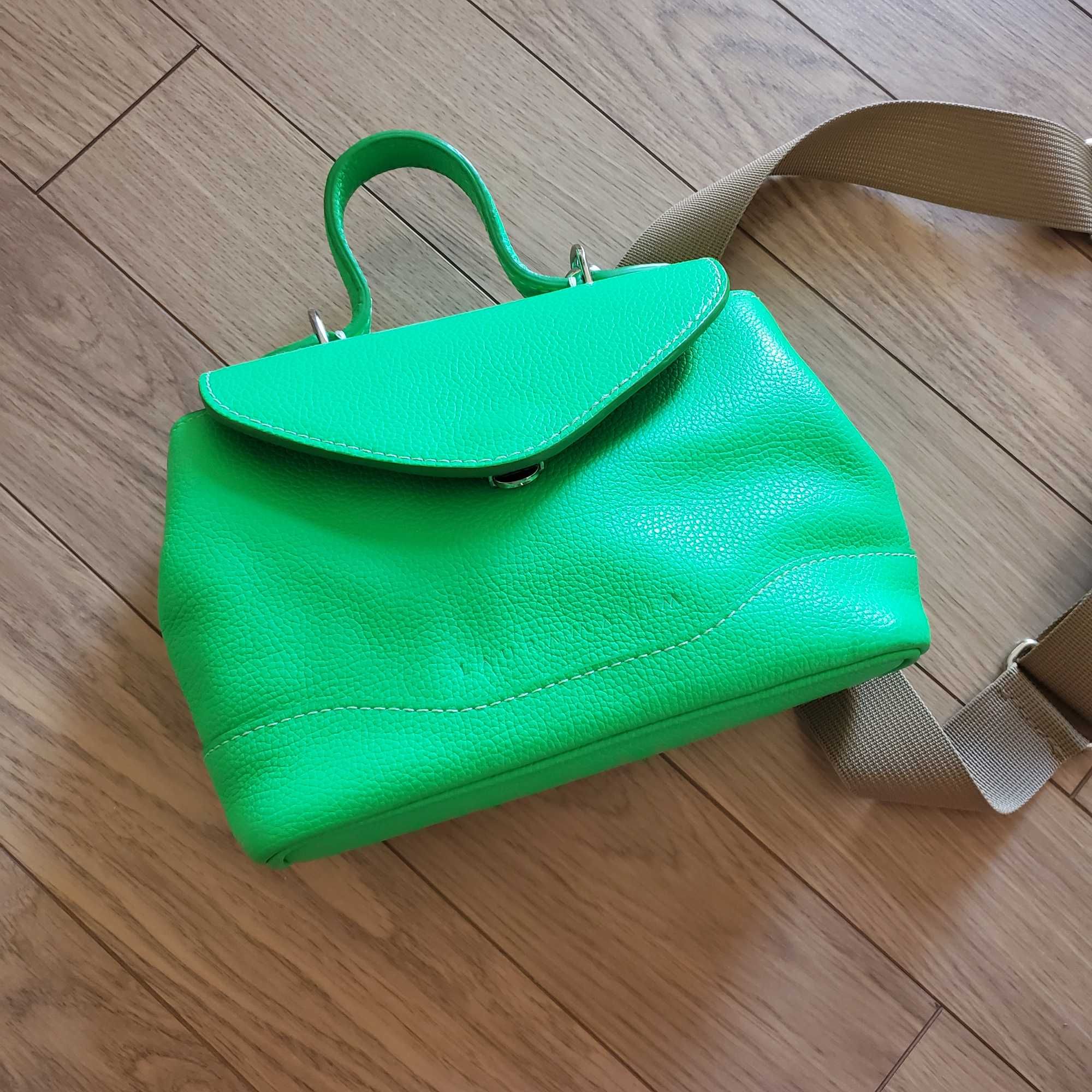 Geanta Laura Maxim, Mina mini, verde neon