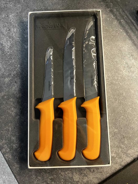 Немски комплект ножове 3 | Ултра остри месарски и обезкостяващи ножове