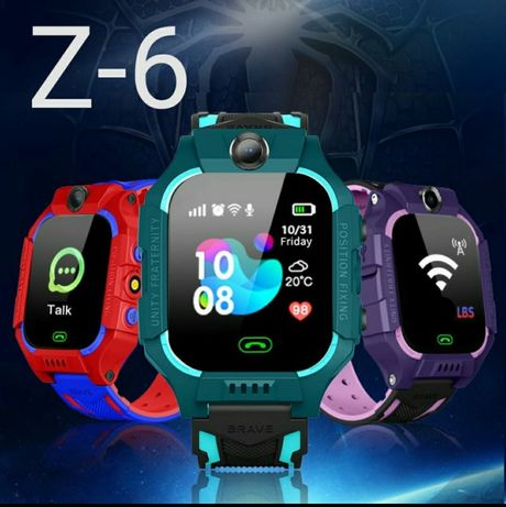 Детские смарт часы с gps Z6, новые, разные цвета, ТД Мирас, 12 бутик