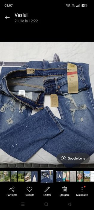 Blugi Levis noi mărimea 32