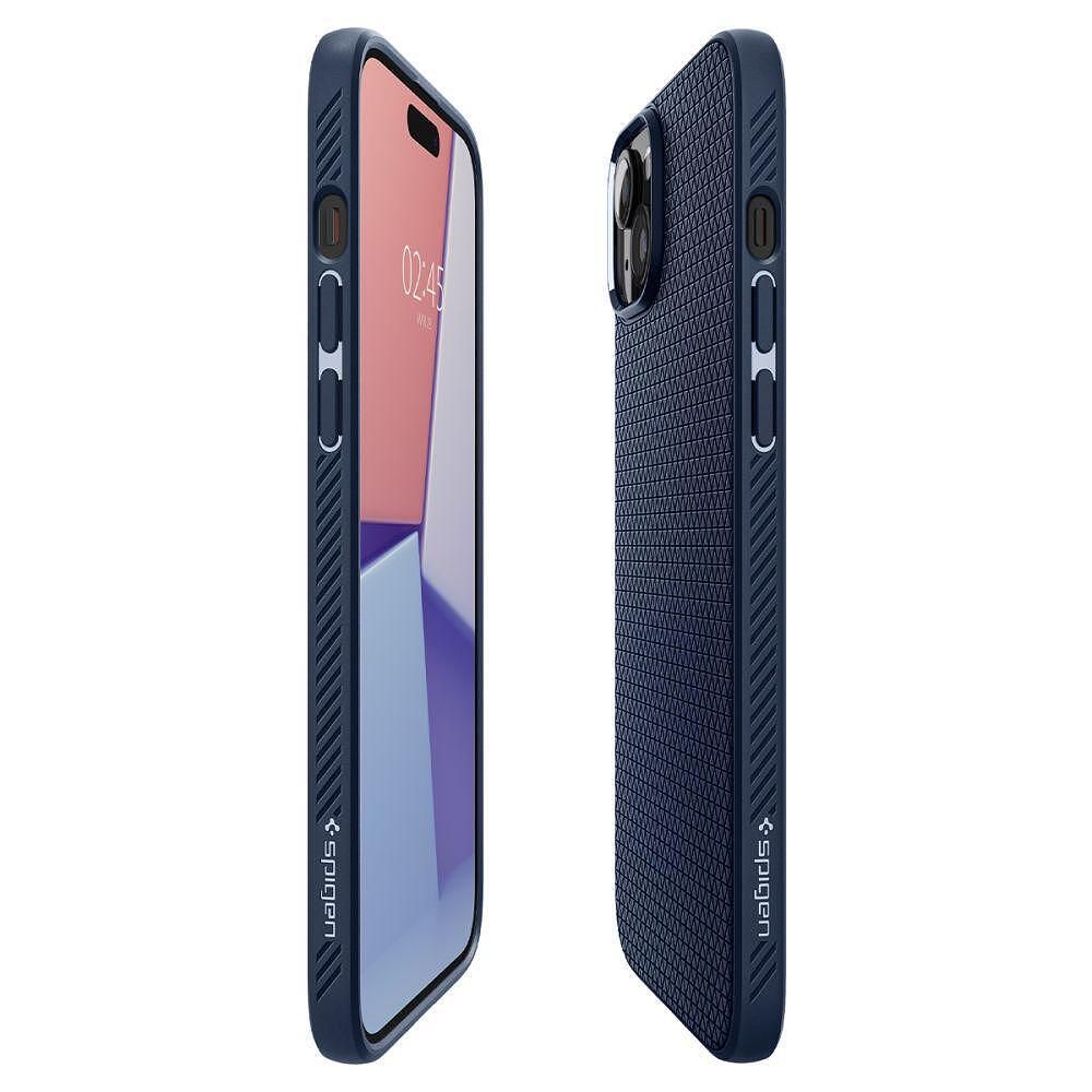 Кейс spigen liquid air за iphone 15 navy blue