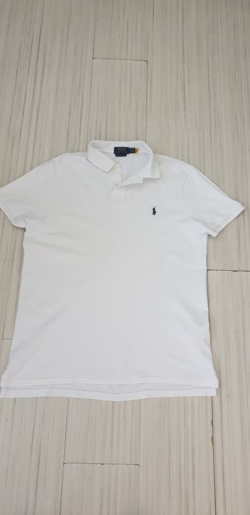 POLO Ralph Lauren Pique Cotton Custom Slim Fit  L ОРИГИНАЛ Мъж Тениска