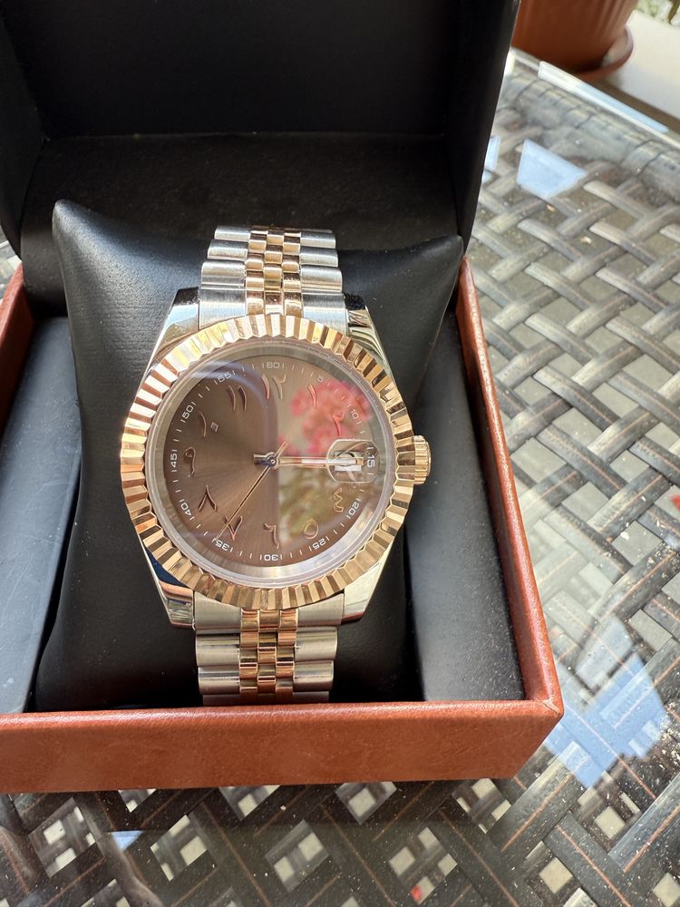 Seiko custom Datejust Rosegold