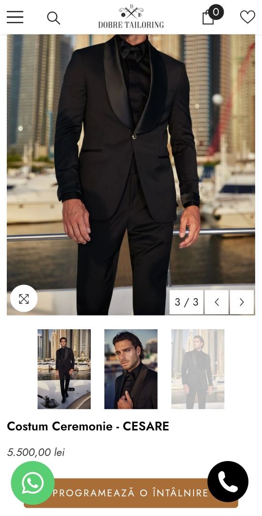 Vand coatun ceremonie ginere DOBRE TAILORING