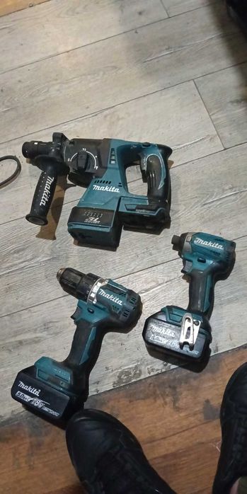 Перфоратор и винтоверти макита