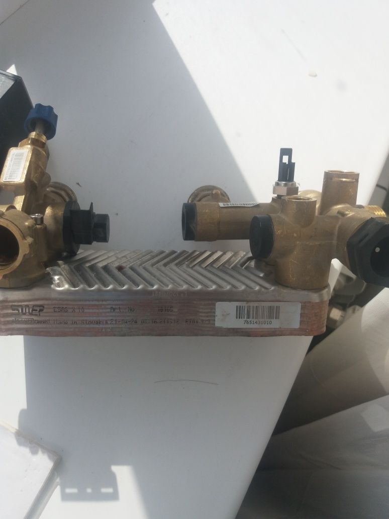 Теплообменник 2ой от котла Viessmann vitopend 100 с жк дисплеем