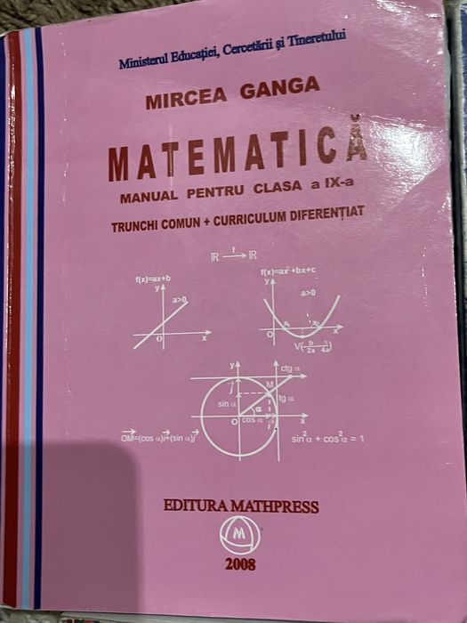 Culegeri matematica m1 mircea ganga, politehnica