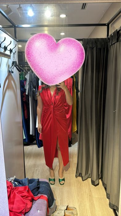 Вечернее платье красное Prima Laspoza