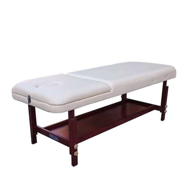Стационарно дървено легло за масажни и козметични процедури - МОСТРА!