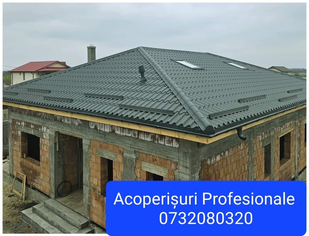 Reparații Acoperișuri Mansardări Expert Montaj Tigla Metalica Ceramica