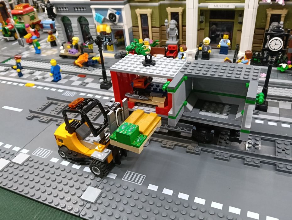 Lego Stivuitor și vagon