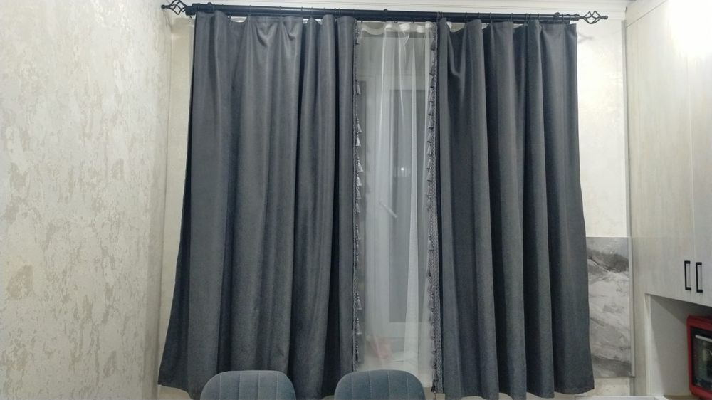 Шторы на кухню очень красивые! Новые! Цена 8 тысяч тенге.