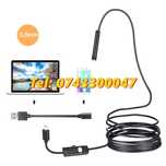 Camera Endoscopica Inspectie Auto  6leduri Hd720p  2m