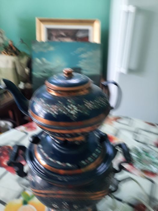 Samovar vechi 44 cm inaltime / 55 cm