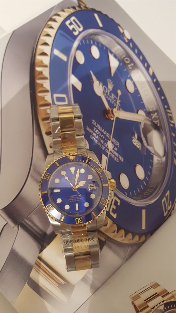 Rolex Submariner Blue 2836 Bicolor