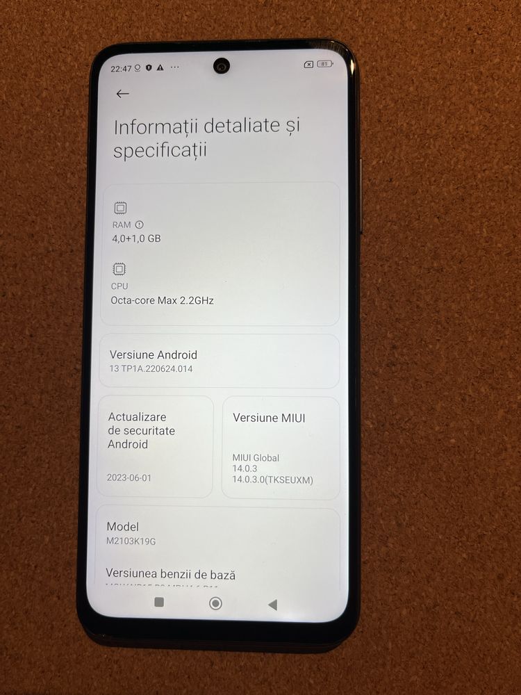 Xiaomi Redmi Note 10 5G 64 Gb Id-kyw446