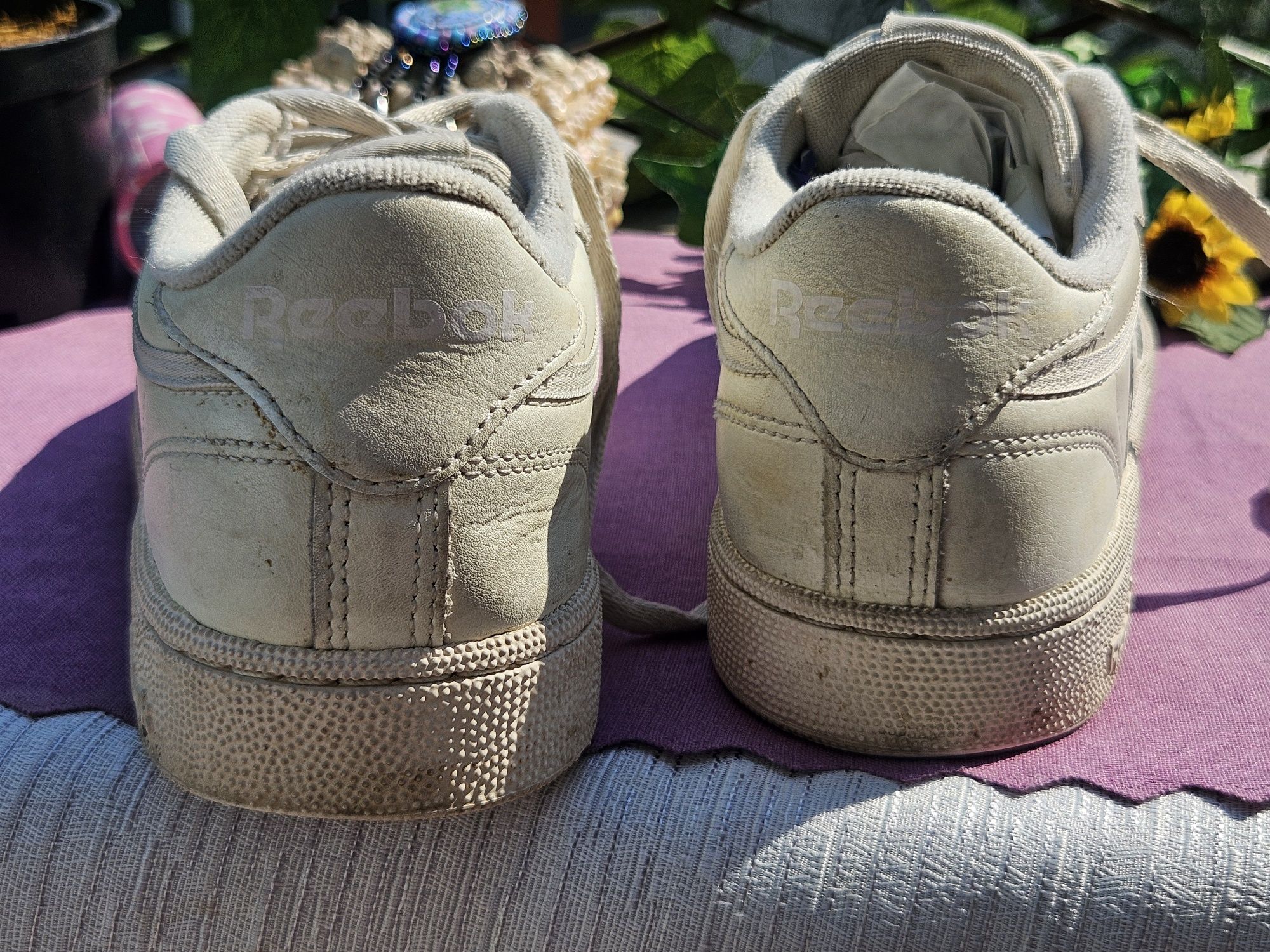 Reebok кецове естествена кожа