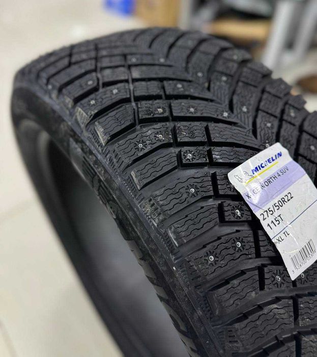 Новые зимние шины с шипами Michelin X-ICE North 4 SUV 110T 265/50 R22
