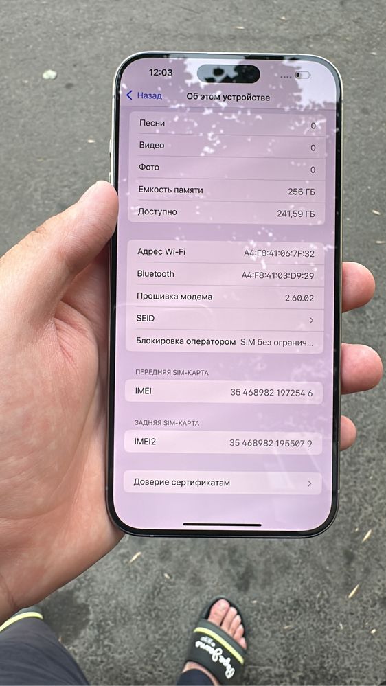 Iphone 15 pro max | 256 gb | 100%