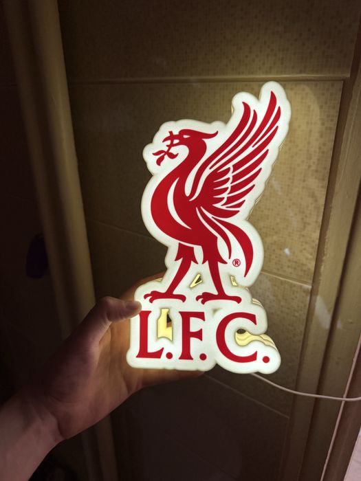 Lampa Led Liverpool Manchester/Dinamo/Bayern/Steaua/Milan/FCSB/Real