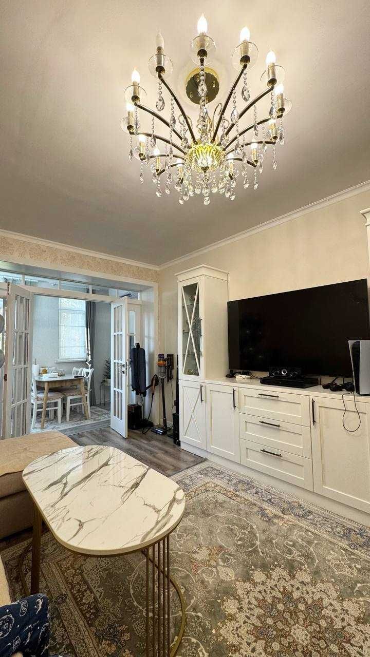 3-комнатная квартира в Ц-5, Вторичка, 70м2, с евро ремонтом, Юнусабад