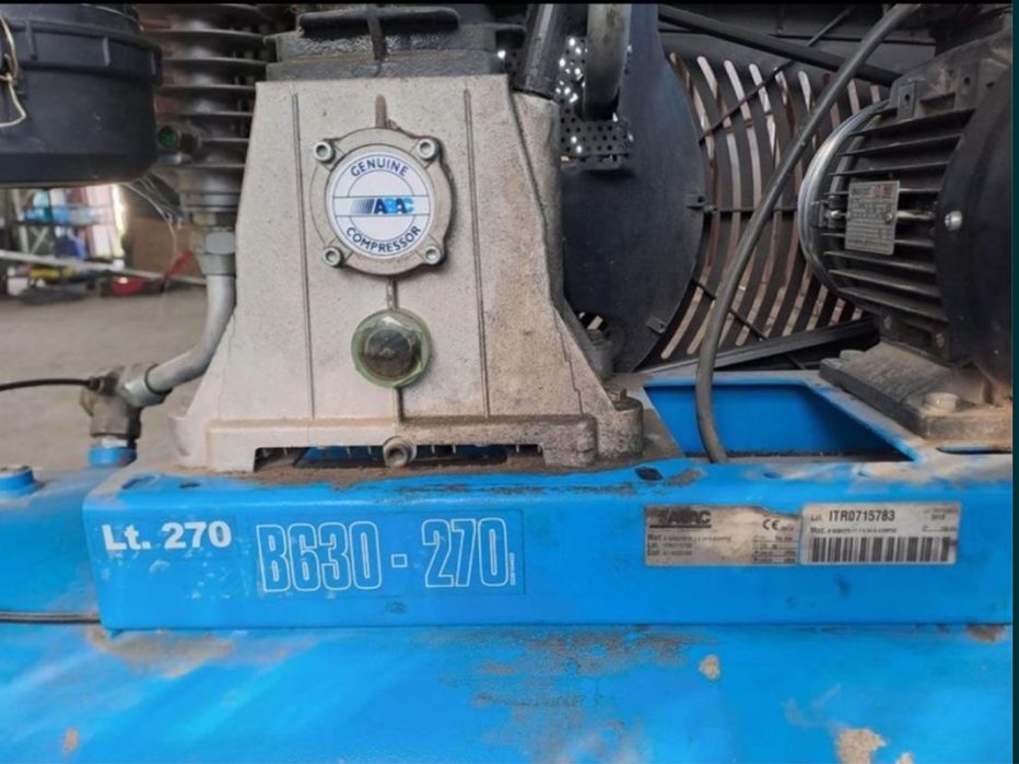 Compresor ABAC 270 L 11bari 7.5 CP 380 V