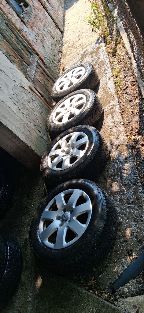 Оригинални Джанти със Зимни гуми 18 за A6,Q7, Tuareg, Cayenne