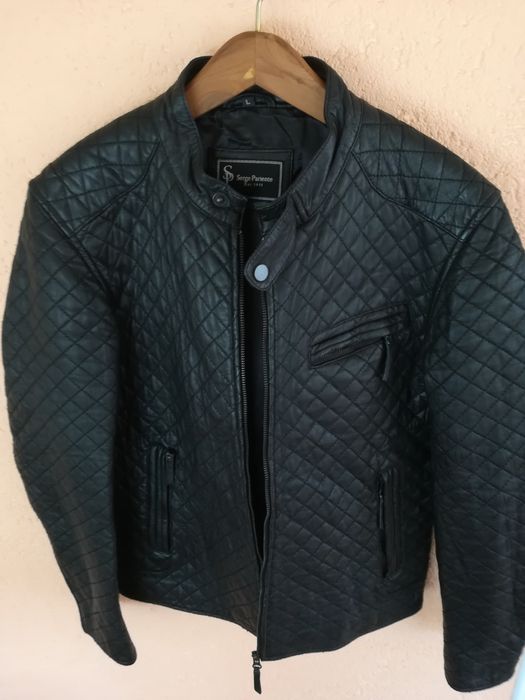 Geaca piele bărbați Serge Pariente L