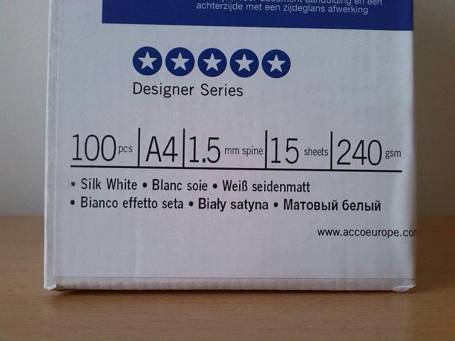 Корици за термоподвързване 12/20/25 мм / термокорици / термопапки