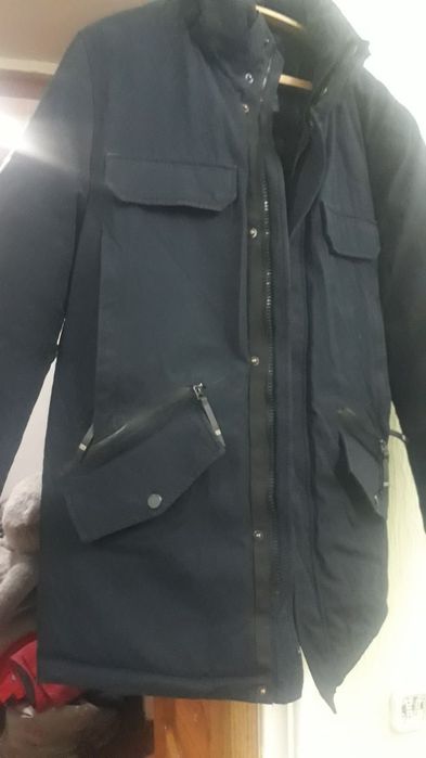 Зимняя куртка с капюшоном,мужская