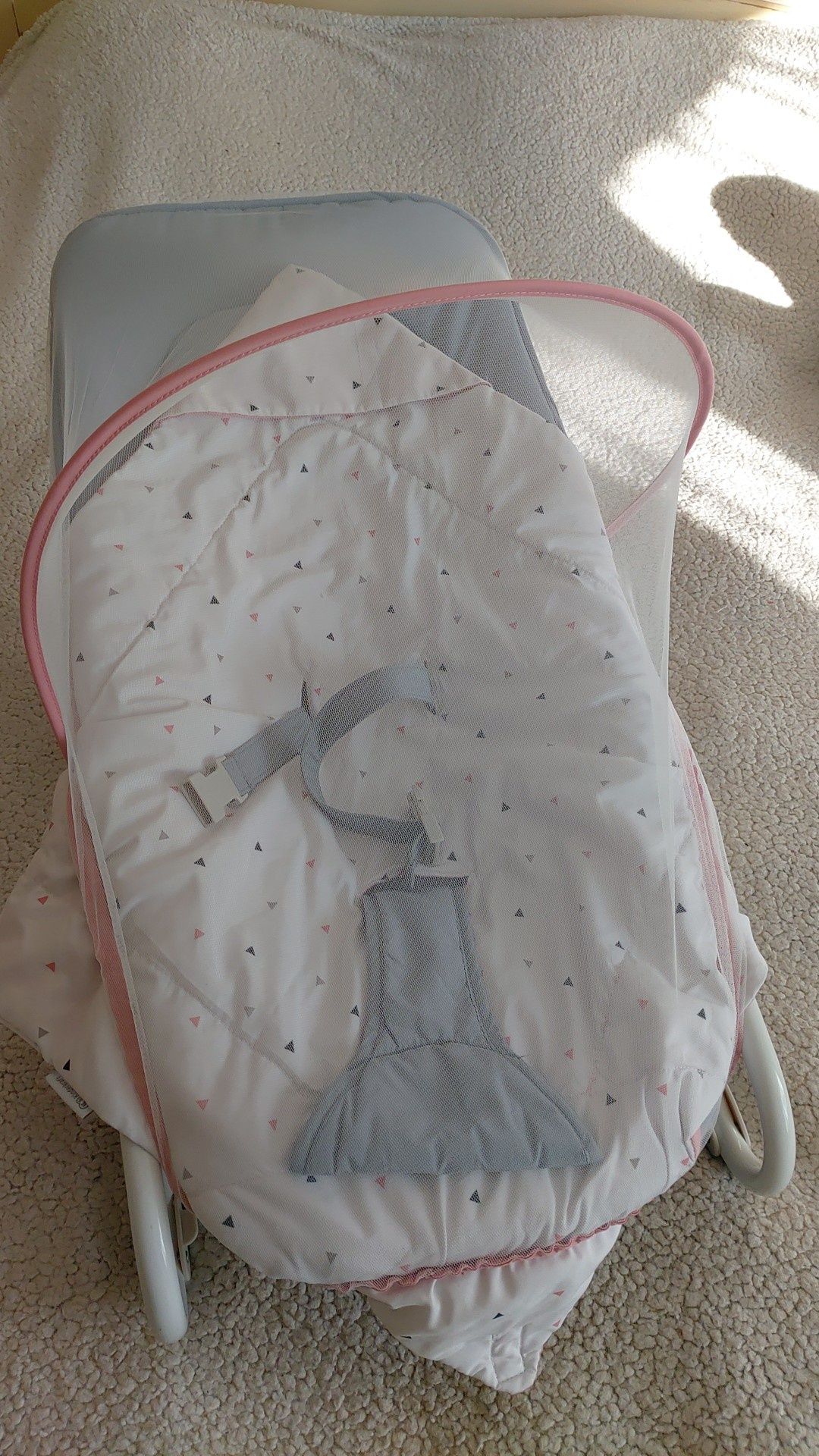 Kinderkraft Бебешки шезлонг Felio 2 Peony Rose NEW023820